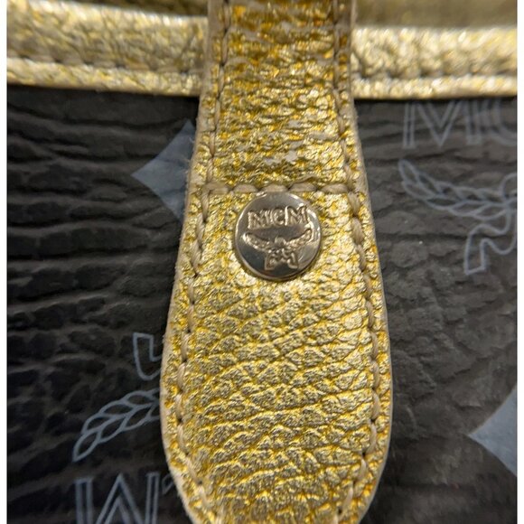 MCM Visetos Striped Munich Lion Tote Bag - Lion Princess Edition - Picture 6 of 9